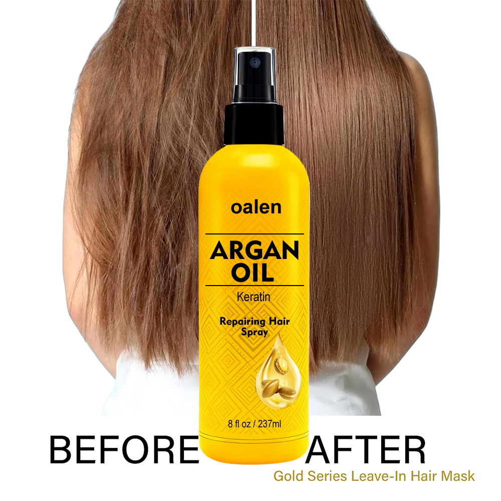 Custom Private Label argan oil Silky Shine Spray Anti Frizz Hair Serum Oil Organic Repairing Hair Spray,MY SHOP