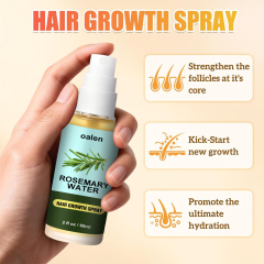 Organic Rosemary Water Hair Spray Vegan Promote Hair Regrowth Anti Loss Strengthens Hair growth Spray,oalen cosmetics