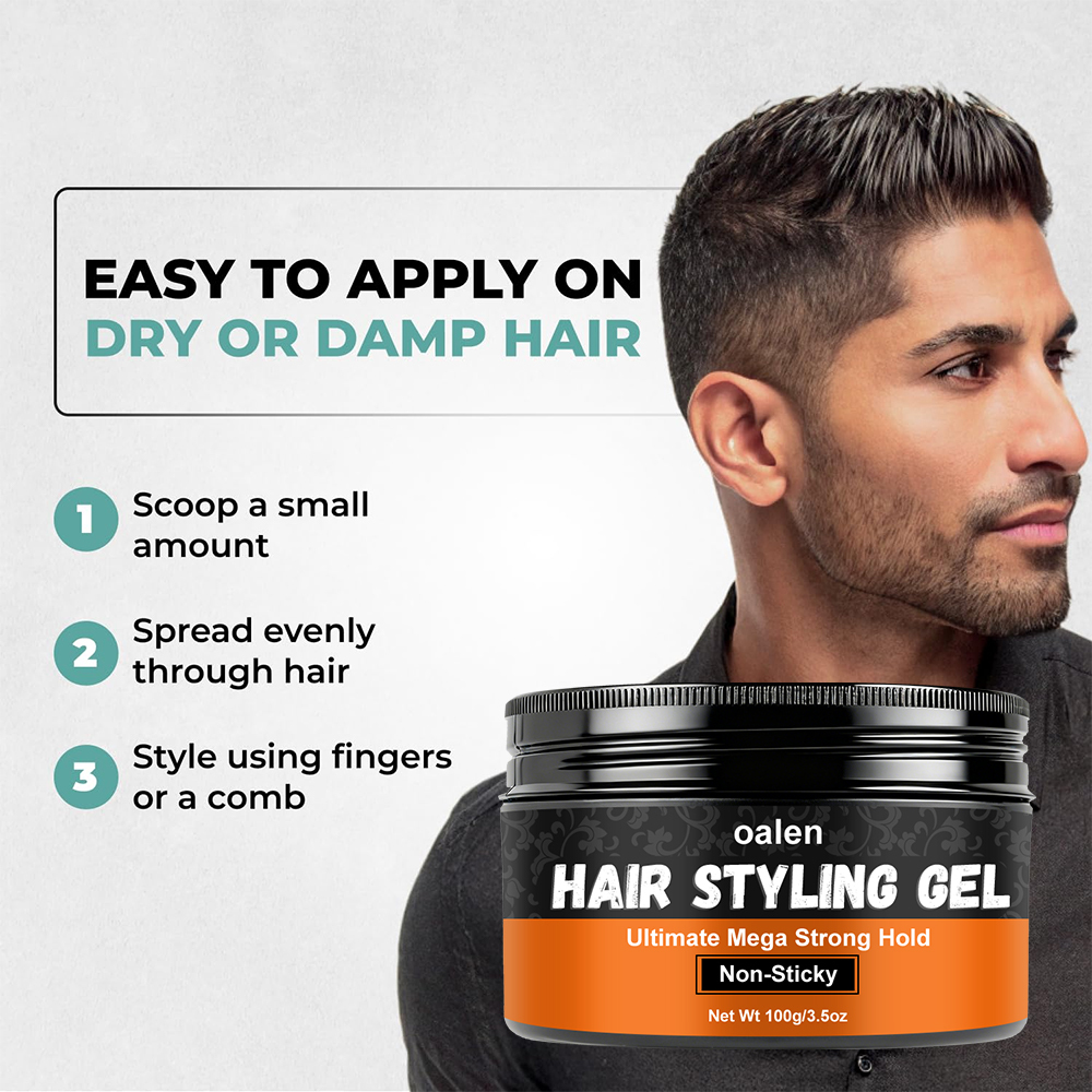 Luxfume Private Label organic Ultimate Mega Strong Hold Pomade Wax Non-Sticky Hair Styling Gel for All Hair Types,MY SHOP