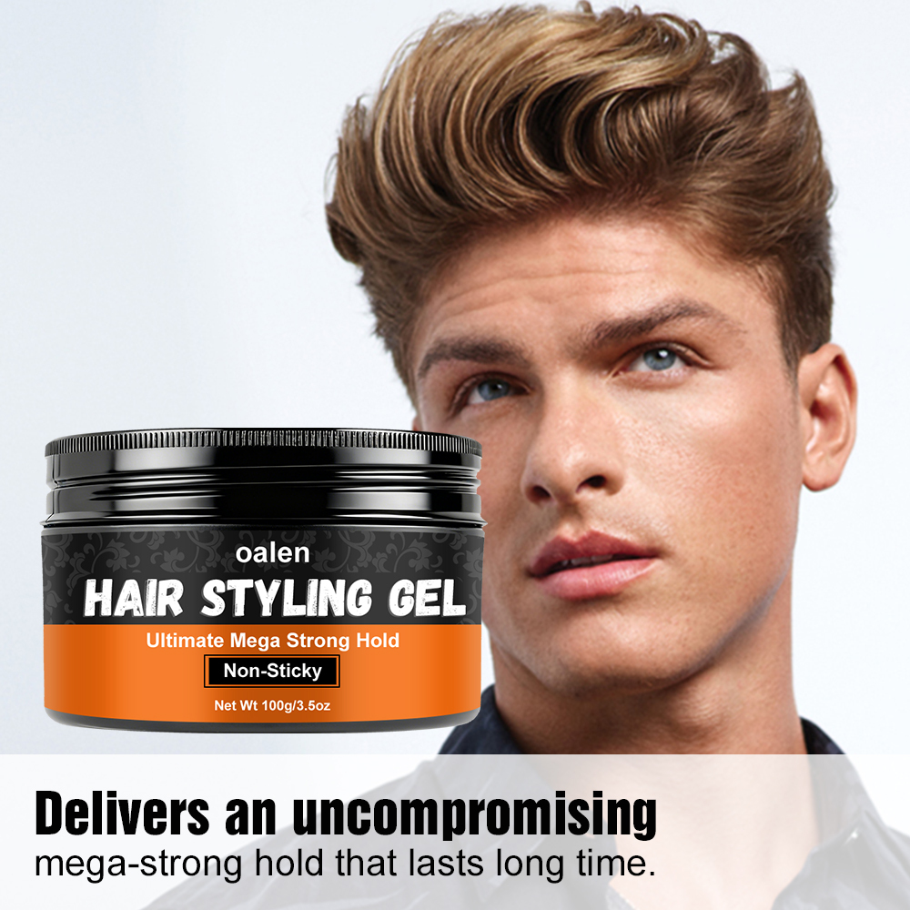 Luxfume Private Label organic Ultimate Mega Strong Hold Pomade Wax Non-Sticky Hair Styling Gel for All Hair Types,MY SHOP