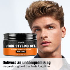 Luxfume Private Label organic Ultimate Mega Strong Hold Pomade Wax Non-Sticky Hair Styling Gel for All Hair Types,MY SHOP