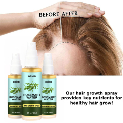 Organic Rosemary Water Hair Spray Vegan Promote Hair Regrowth Anti Loss Strengthens Hair growth Spray,oalen cosmetics
