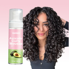 Private Label Strong Hold Styling Soft & Bouncy Curls Curling Hair Foam Hair Curl Mousse Organic Avocado Hair Care,MY SHOP