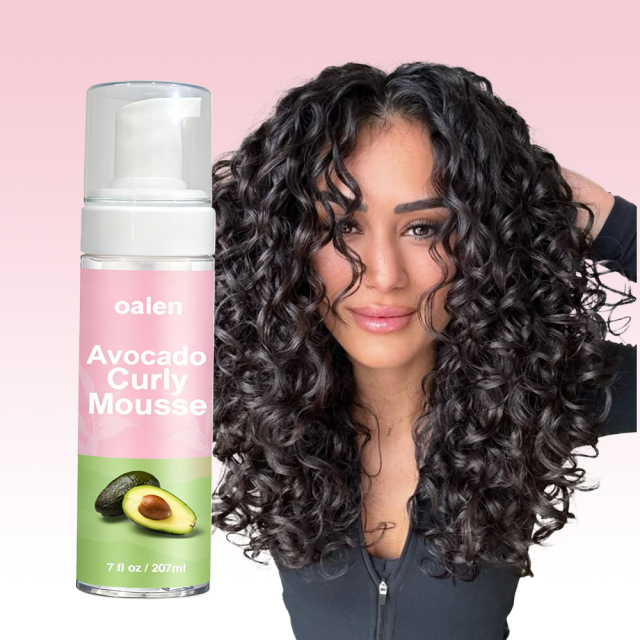 Private Label Strong Hold Styling Soft & Bouncy Curls Curling Hair Foam Hair Curl Mousse Organic Avocado Hair Care,MY SHOP