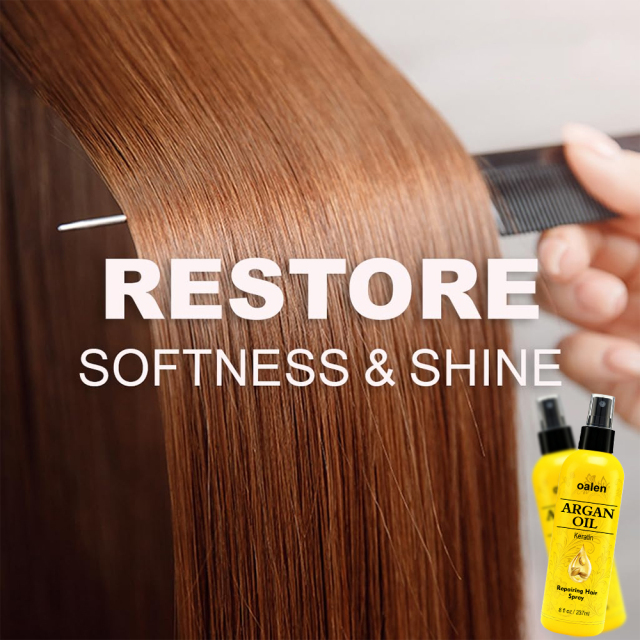 Argan oil Silky Shine Spray Anti Frizz Hair Serum Oil Organic Repairing Hair Spray,MY SHOP
