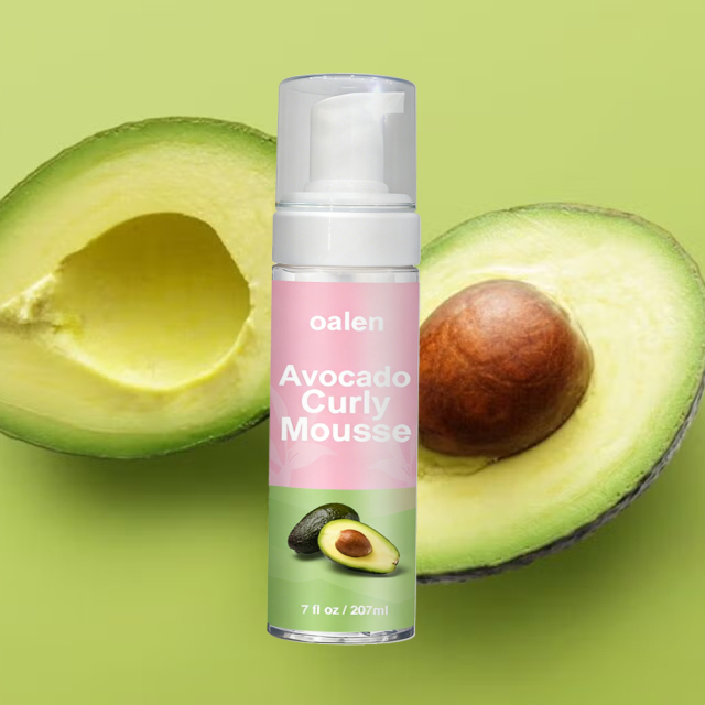 Private Label Strong Hold Styling Soft & Bouncy Curls Curling Hair Foam Hair Curl Mousse Organic Avocado Hair Care,MY SHOP