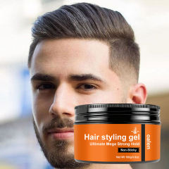 Organic Ultimate Mega Strong Hold Pomade Wax Non-Sticky Hair Styling Gel for All Hair Types,MY SHOP