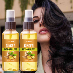Organic Hair Regrowth Spray Anti Loss Ginger Natural Hair Growth Nourishing Serum Oil Mist,oalen cosmetics