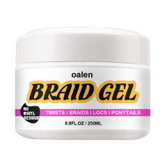 Organic 4C Extra Braiding Gel 250g Strong Hold Peach Scent for Curly Hair Private Label African Styling Product,MY SHOP
