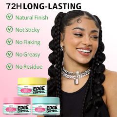 Edge Gel Strong Hold Baby Hairs Flyaways Water Based Styling Gel Waterproof Hair Edge Control Cire Cheveux,oalen cosmetics