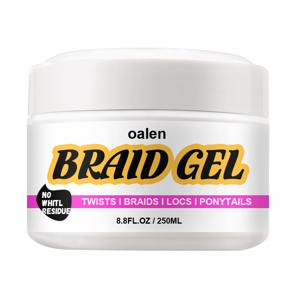 Strong Hold  Organic 4C Extra Braiding Gel 250g for Curly Hair Private Label African Styling Product,MY SHOP