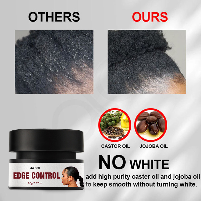 Strong Hold Edge Gel Baby Hairs Flyaways Water Based Styling Gel Waterproof Hair Edge Control Cire Cheveux,oalen cosmetics