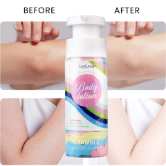 Luxfume OEM Factory Organic Ice Cream Body Lotion Moisturizing Nourishing Non-Greasy Cream for Dry Skin Care,oalen cosmetics