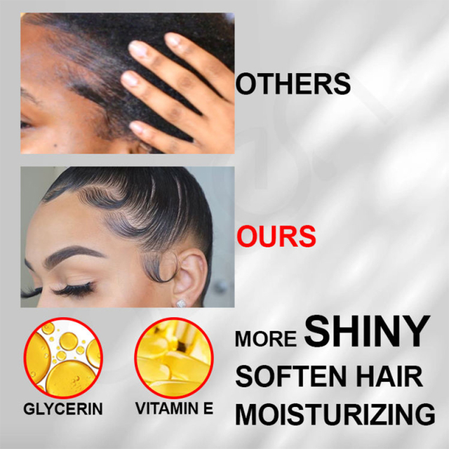 Strong Hold Edge Gel Baby Hairs Flyaways Water Based Styling Gel Waterproof Hair Edge Control Cire Cheveux,oalen cosmetics