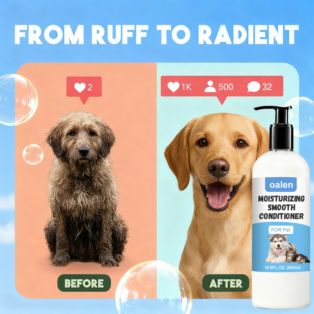 Organic Moisturizing Conditioner Natural Extension Dry Care Products Hair Smoothing Conditioner for Pets,oalen cosmetics