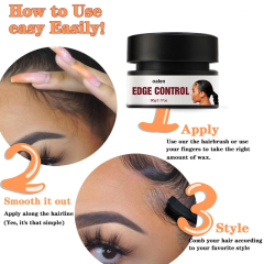 Strong Hold Edge Gel Baby Hairs Flyaways Water Based Styling Gel Waterproof Hair Edge Control Cire Cheveux,oalen cosmetics