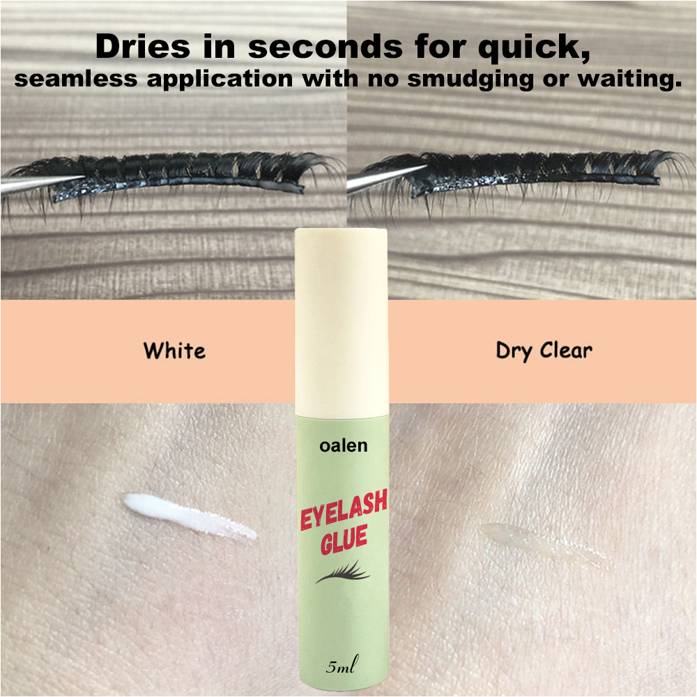 Private Label Fast Drying Strong False Eye Lash Extension Glue Adhesive Retention Long Time Eyelash Extension Glue,oalen cosmetics