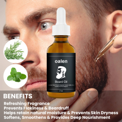 Beard Growth Oil Repair Beard Oil Anti Beard Loss Regrowth Treatment Original China Manufacture OEM ODM,oalen cosmetics