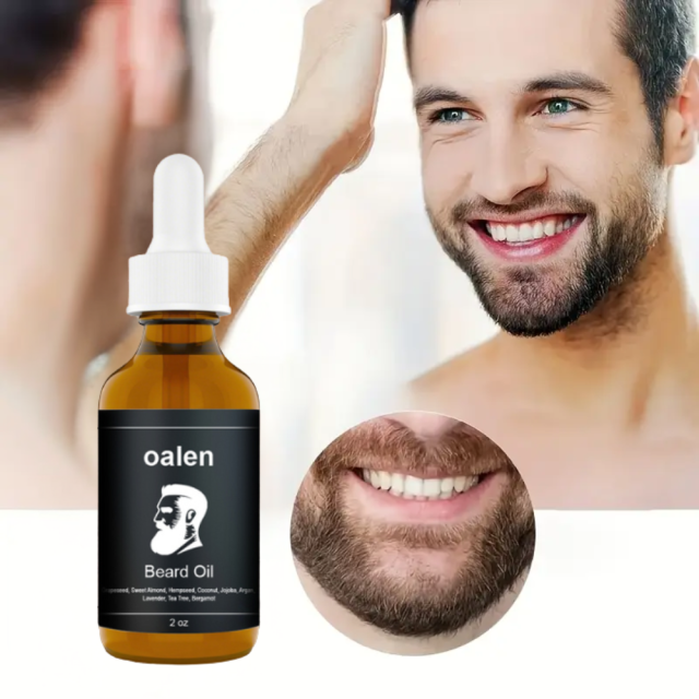 Beard Growth Oil Repair Beard Oil Anti Beard Loss Regrowth Treatment Original China Manufacture OEM ODM,oalen cosmetics