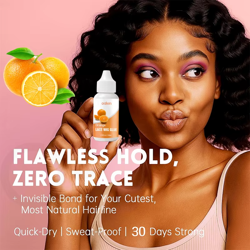 Waterproof Extreme Hold Orange Lace Wig Glue,oalen cosmetics