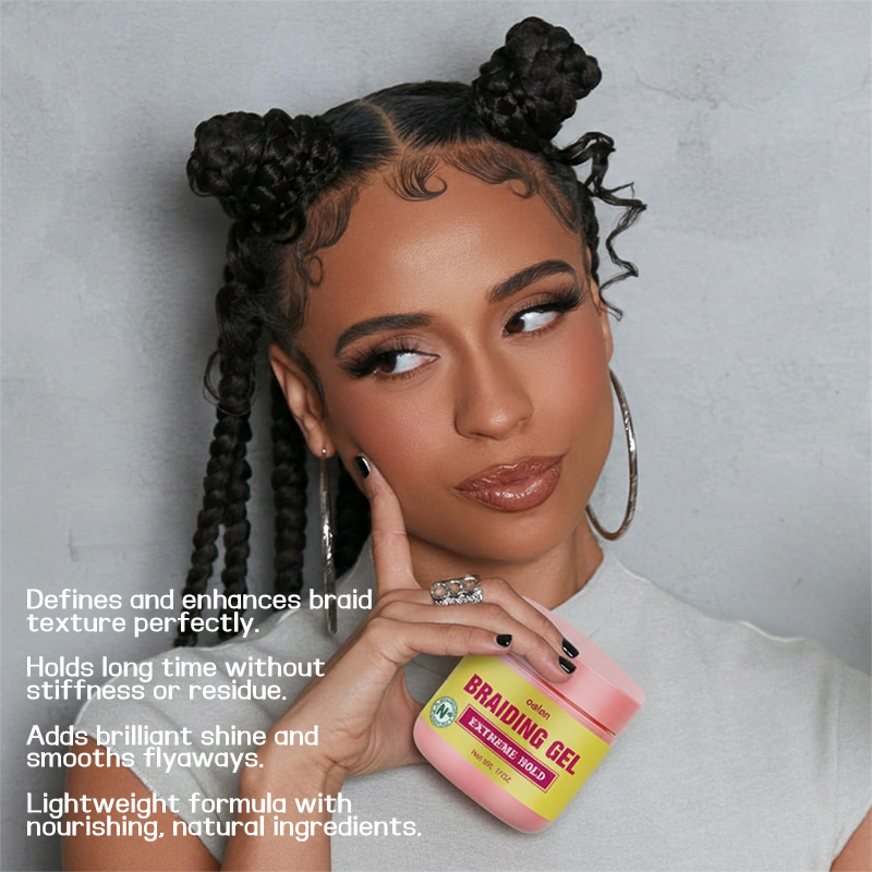 Organic Alcohol-Free Unisex Braiding Gel,MY SHOP