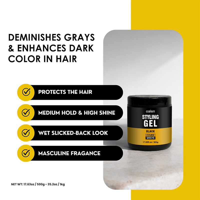 Activated Charcoal Styling Gel,oalen cosmetics