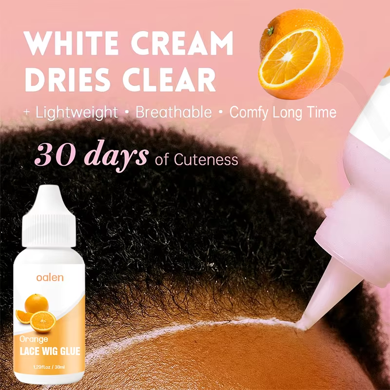 Waterproof Extreme Hold Orange Lace Wig Glue,oalen cosmetics