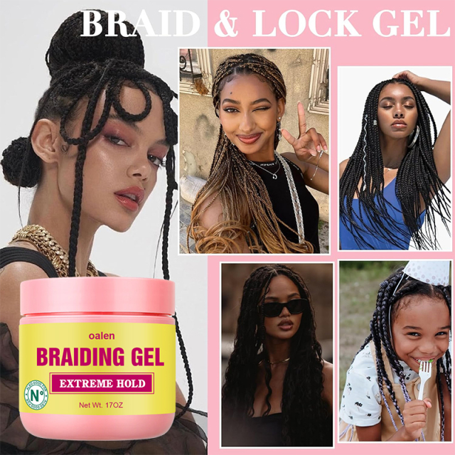 Organic Alcohol-Free Unisex Braiding Gel,MY SHOP