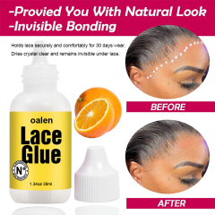 Orange Extreme Hold Lace Glue Extreme Styling Moisture and Water Resistant Invisible Bonding for Wigs,oalen cosmetics