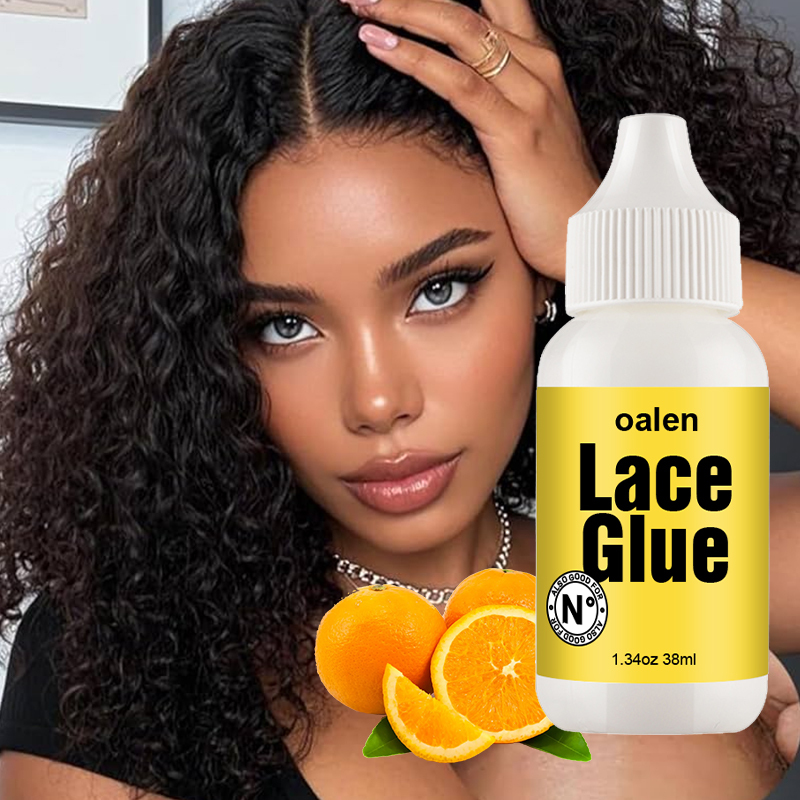 Orange Extreme Hold Lace Glue Extreme Styling Moisture and Water Resistant Invisible Bonding for Wigs,oalen cosmetics