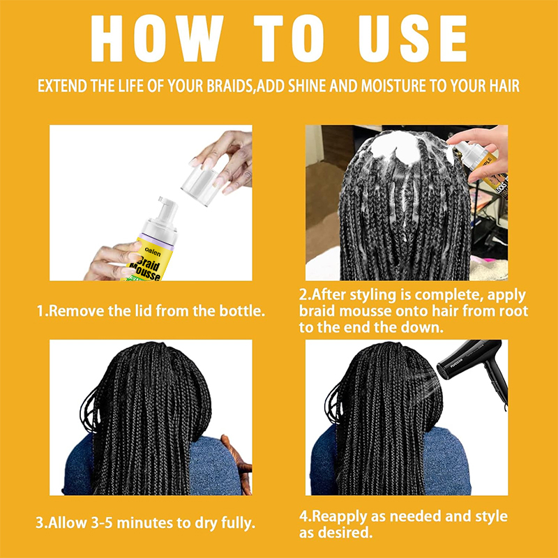 Private Label Braid Mousse,MY SHOP