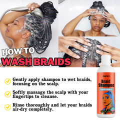 Luxfume Private Label Braid Shampoo,oalen cosmetics