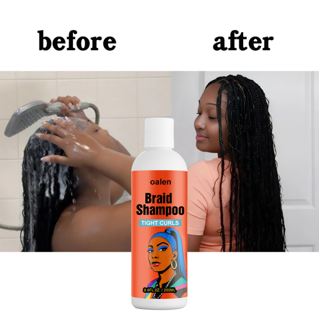 Luxfume Private Label Braid Shampoo,oalen cosmetics