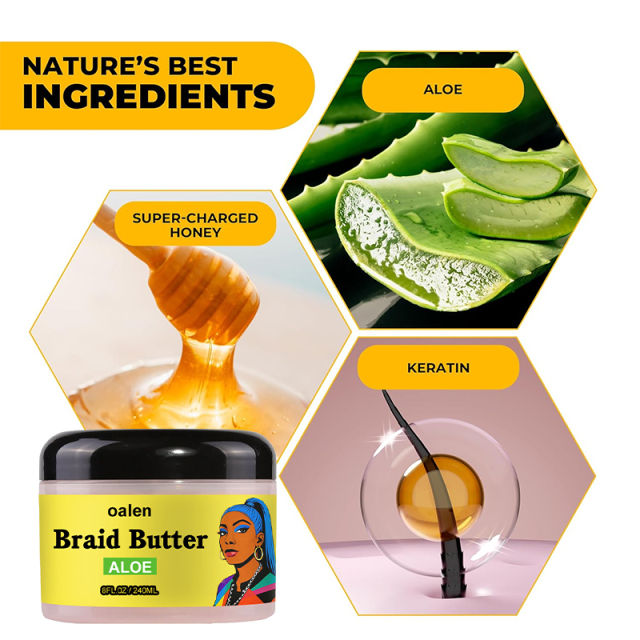 Luxfume Private Label Braid Butter Gel,oalen cosmetics