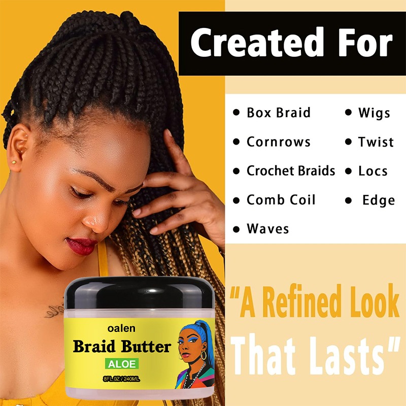 Luxfume Private Label Braid Butter Gel,oalen cosmetics