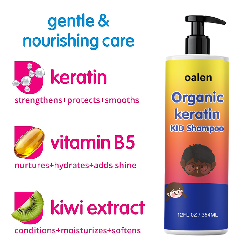 Private Label Organic Keratin Kids Shampoo Foam,oalen cosmetics
