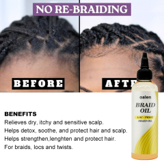 Luxfume Wholesale Braid Oil for Braids Locs and Twists,oalen cosmetics