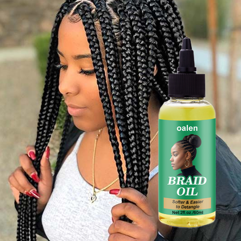 Private Label 60ml Wholesale Organic Herbal Braid Oil,MY SHOP