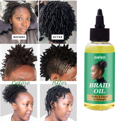 Private Label 60ml Wholesale Organic Herbal Braid Oil,MY SHOP
