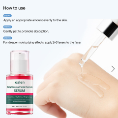 Private Label 30ml Face Serum Brightening Formula,oalen cosmetics