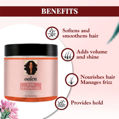 Private Label Natural Look Hair Styling Gel,oalen cosmetics