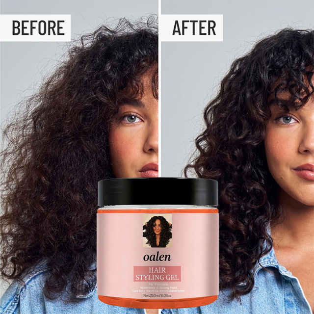 Private Label Natural Look Hair Styling Gel,oalen cosmetics