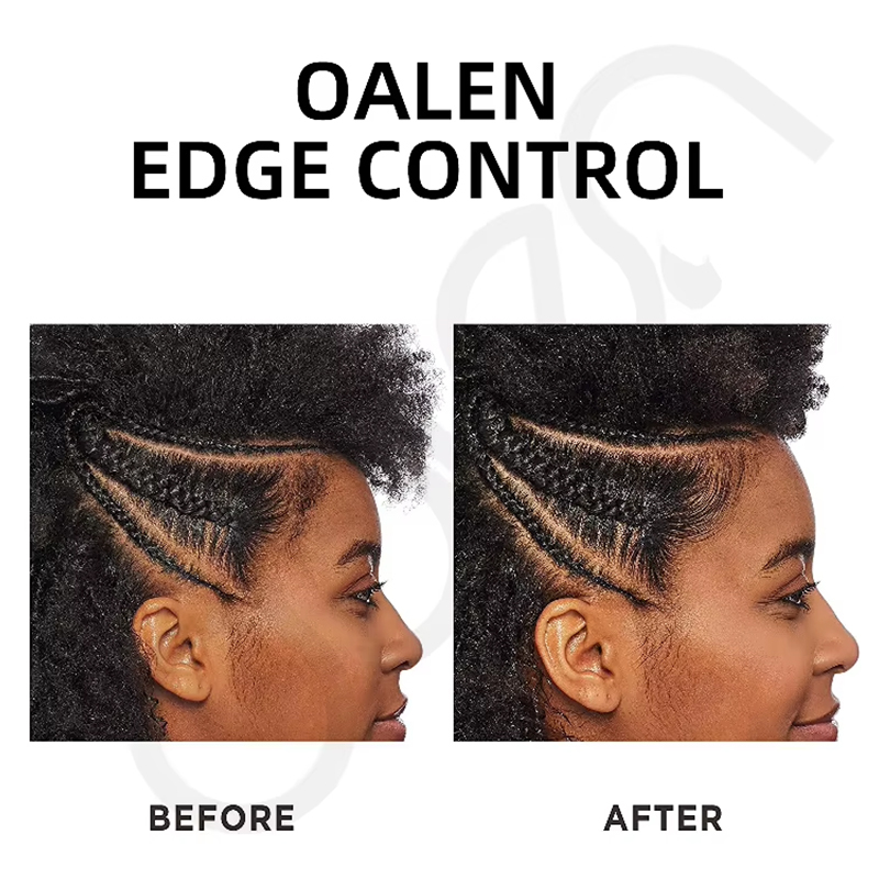 Natural Different Scents Super Strong Hold No Flake Hair Styling Pomade Braid Gel Edge Control With Brush,MY SHOP