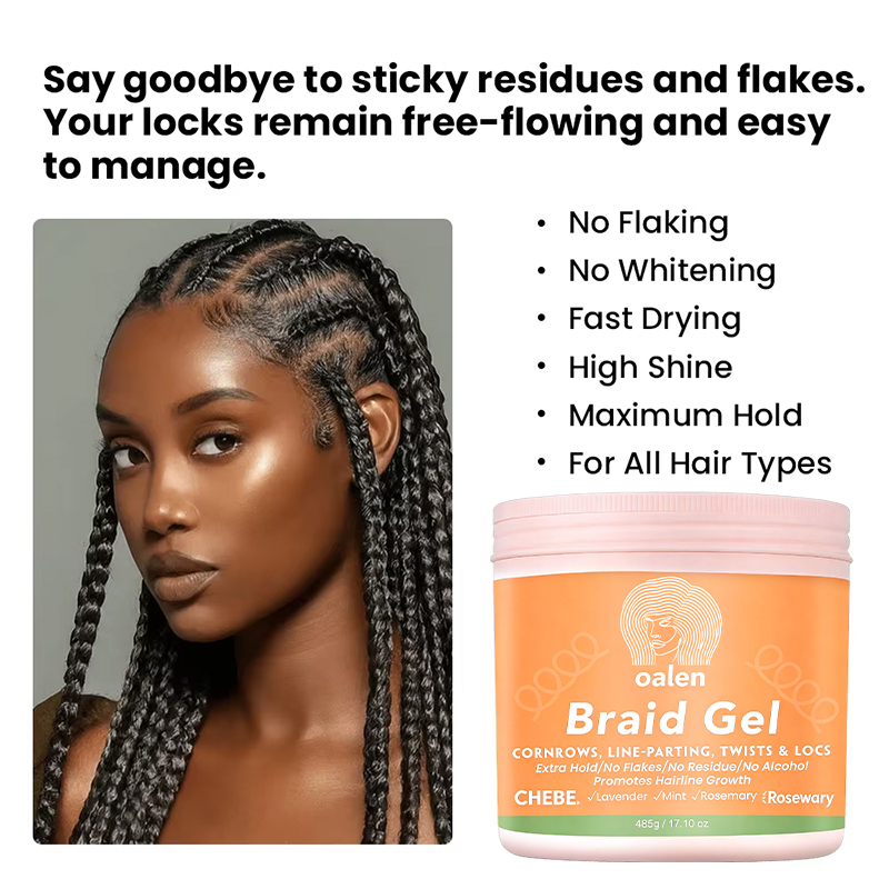 Luxfume Private Label 17.1oz Salon Size Repair Damage Strong Hold Chebe Conditioning Braid Gel,MY SHOP