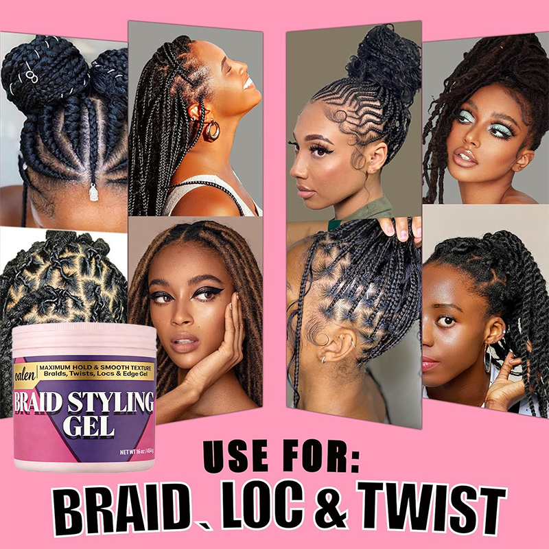 Luxfume New 16oz Private Label Salon Size Strong Hold Braid Gel,MY SHOP