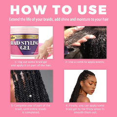 Luxfume New 16oz Private Label Salon Size Strong Hold Braid Gel,MY SHOP