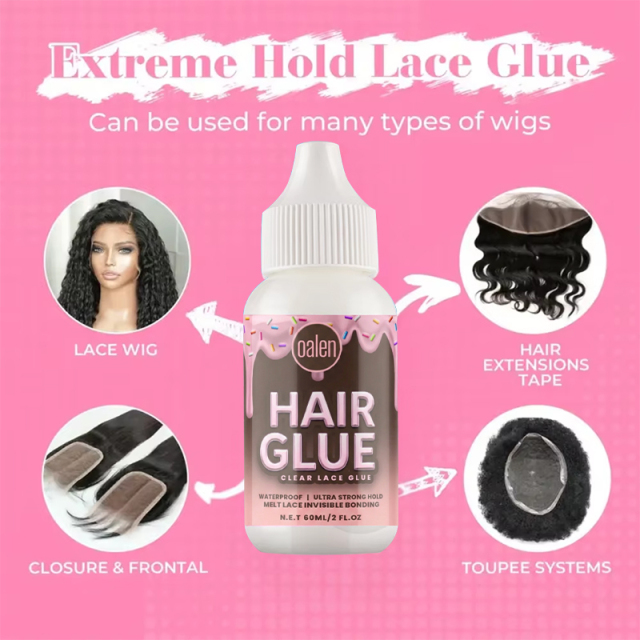 Private Label 60ML Strong Hold Waterproof Lace Glue for Wig,oalen cosmetics