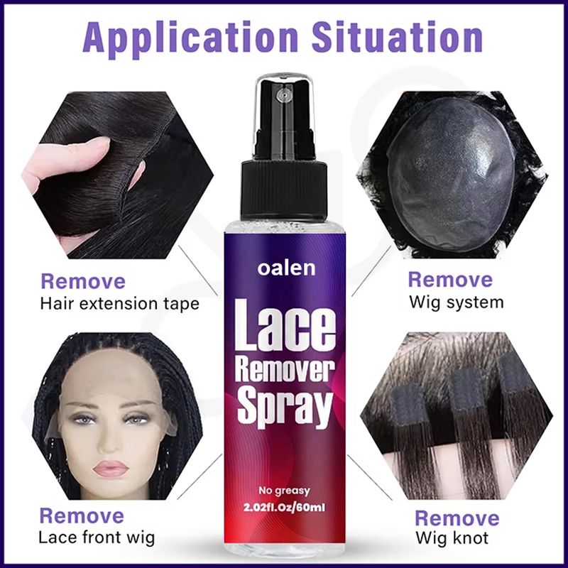 Private Label Wholesale Fast Acting Lace Wig Glue Remover Hair Extensions Adhesive Remover Spray,MY SHOP