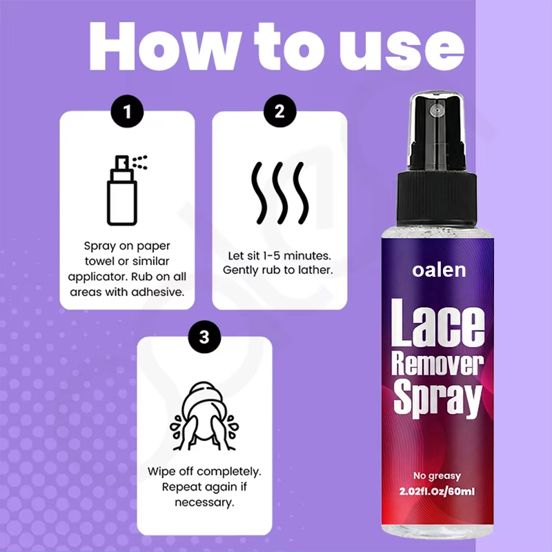 Private Label Wholesale Fast Acting Lace Wig Glue Remover Hair Extensions Adhesive Remover Spray,MY SHOP