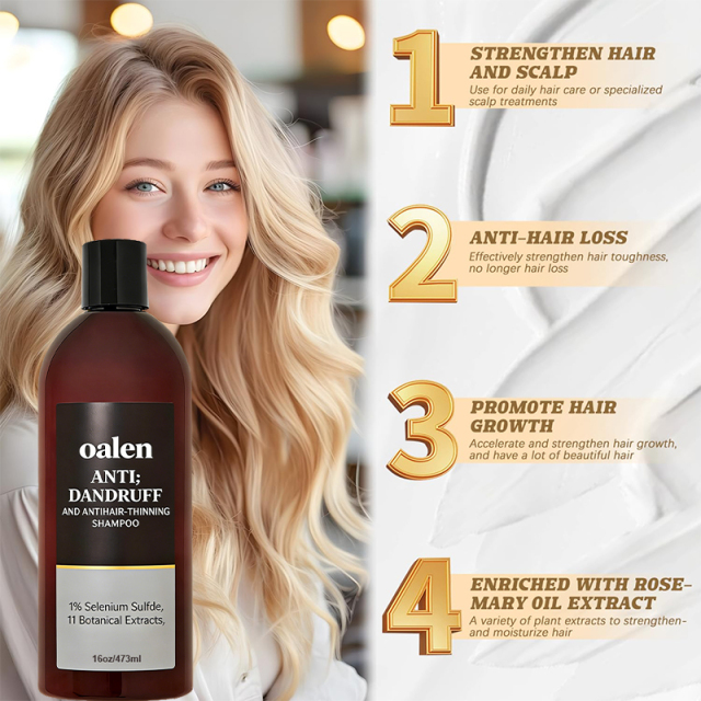 Private Label Professional Anti Dandruff Shampoo Anti Thinning Hair Loss Solution Moisturizing Scalp Care for Dry Itchy Scalp,MY SHOP